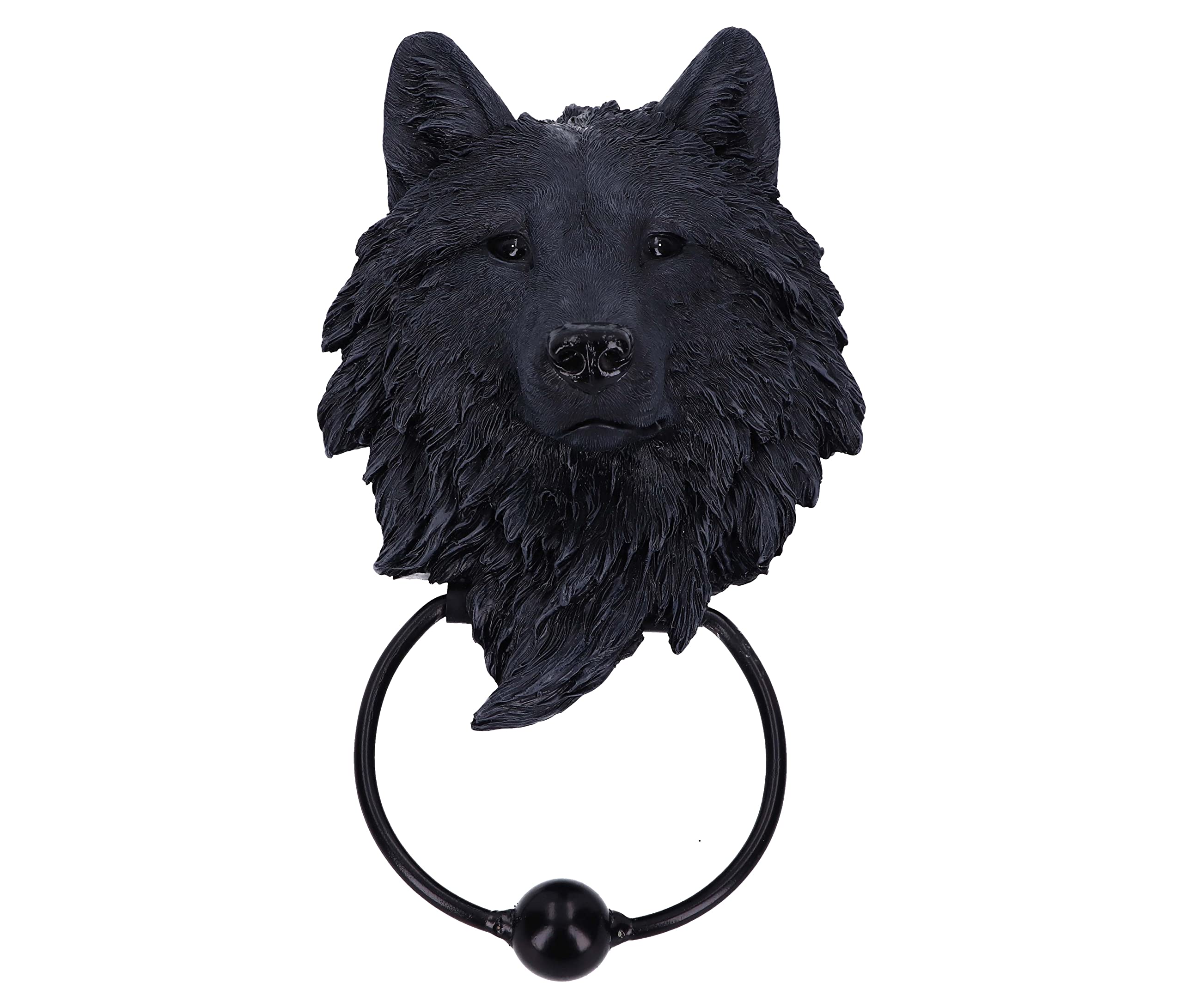 Nemesis Now Dark Guardian Wolf Door Knocker 13cm Black