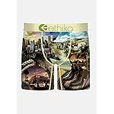 Ethika Men’s Mid Boxer Brief, 4-Way Stretch Performance Underwear - H'Than