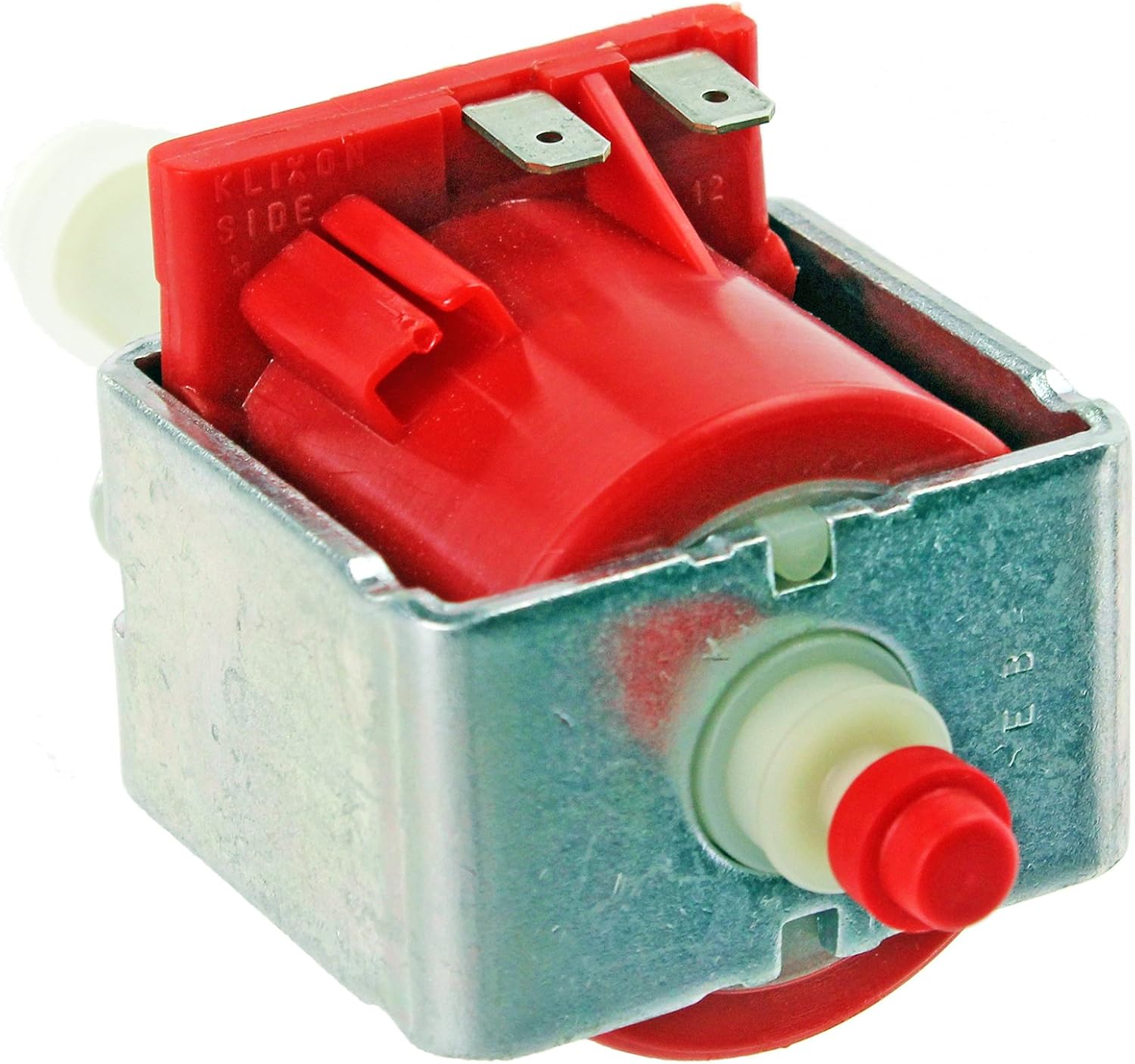SPARES2GO 48W Vibration Water Pump compatible with Delonghi Magnifica Coffee Machines (Fits ULKA EP5), Silver - Image 3