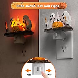 L LOHAS LED Halloween Night Light,Ghost Campfire