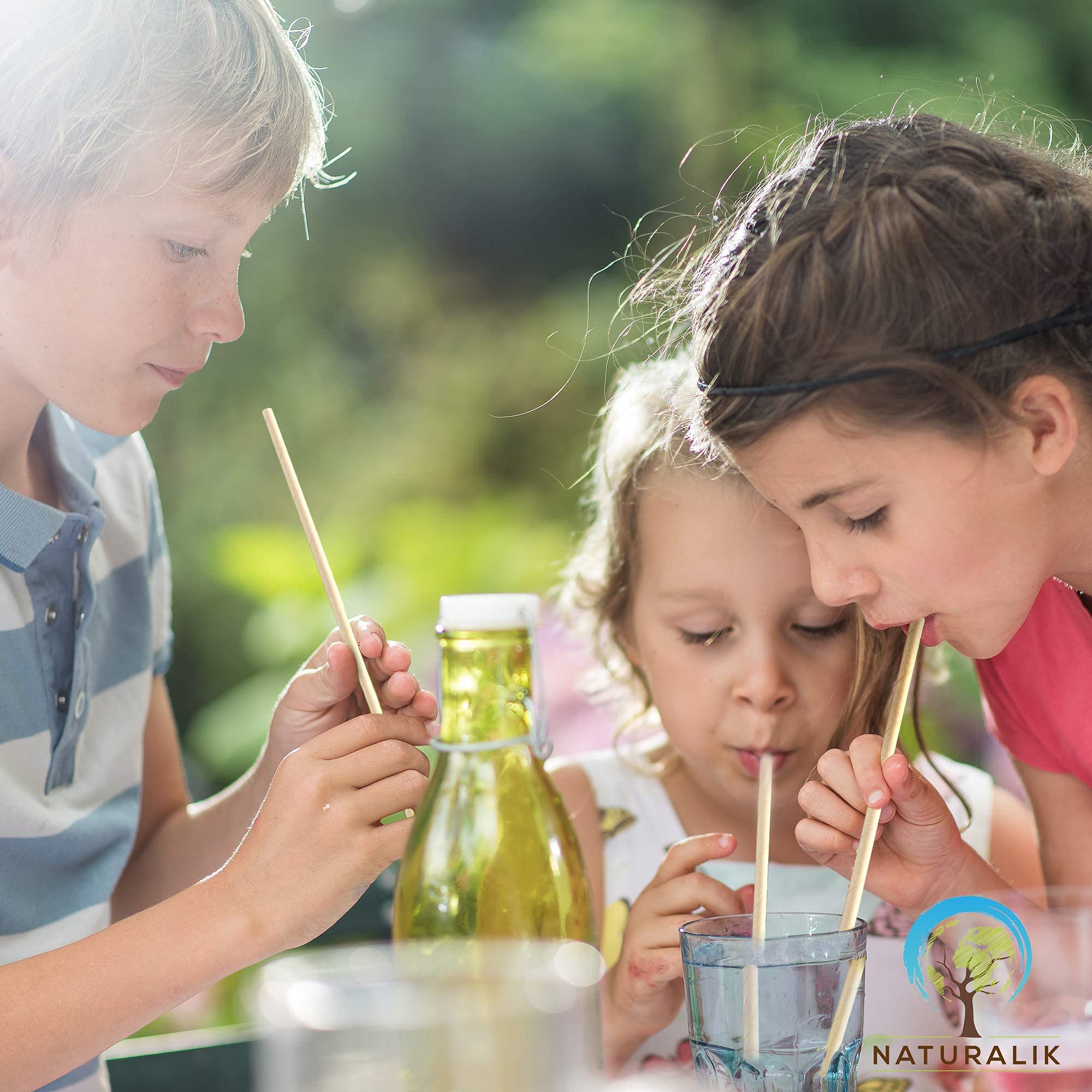 Naturalik 300/1000-Pack Extra Durable Brown Paper Straws Biodegradable- Premium Toxin Free Paper Straws Bulk- Drinking Straws for Juices, Restaurants and Party supplies, 7.7" (Brown, 300ct) - Image 6