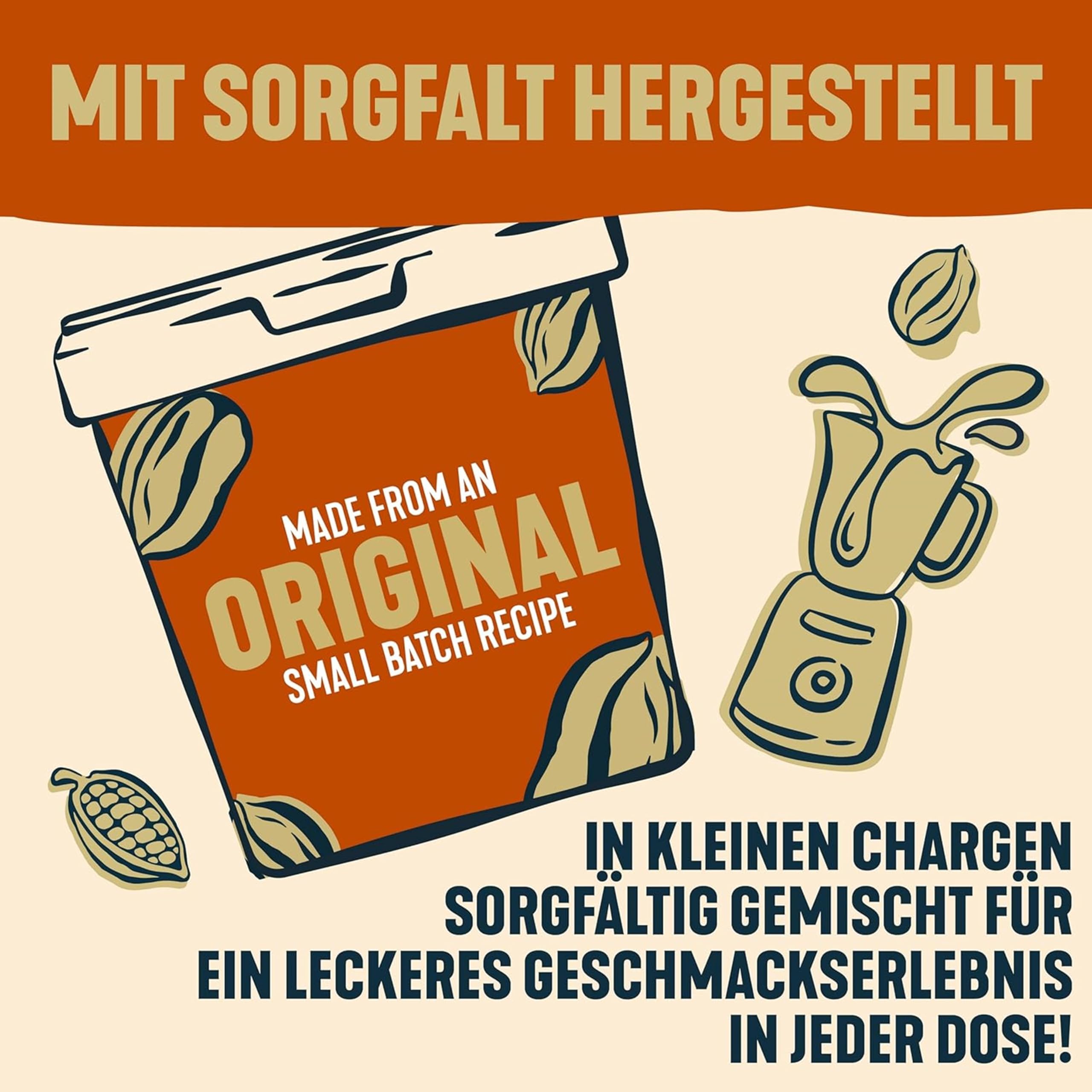 ManiLife Creamy Erdnussbutter 900g, Deep Roast | Protein, Ohne Zuckerzusatz & Ohne Palmöl | Peanut Butter aus Single Origin Argentinischen Erdnüssen Hergestellt (Verpackung Kann Variieren) 7
