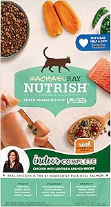 Rachael Ray Nutrish Super Premium Dry Cat Food, SuperFood Blends