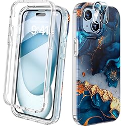 Diaclara Designed for iPhone 15 Case, Full Body
