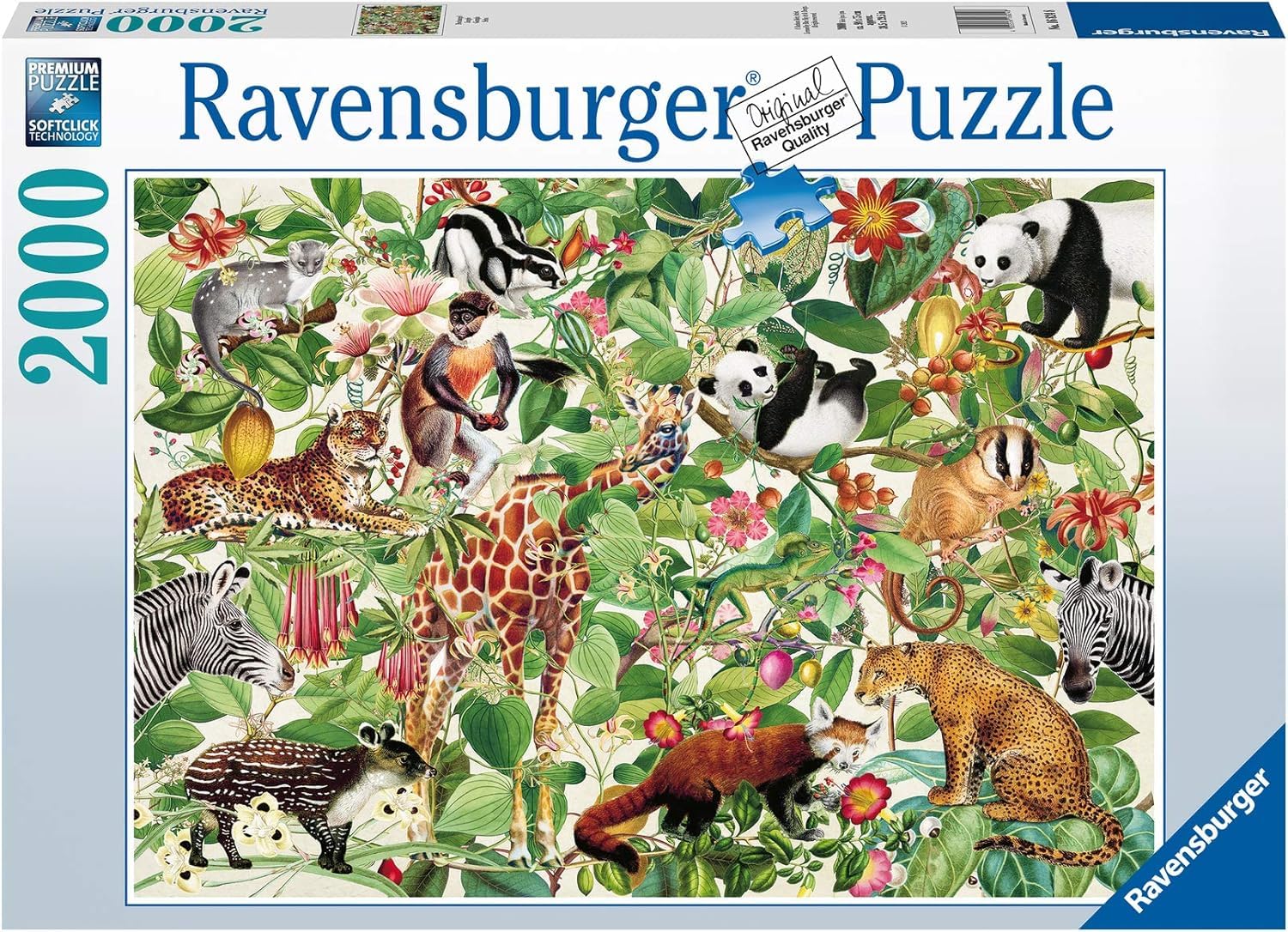 Ravensburger Jungle 2000 Piece Jigsaw Puzzles for Adults & Kids Age 12 Years Up