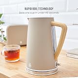 Swan Nordic Cordless Jug Kettle 1.7L 3KW Oatmeal White Fast Boil view 3