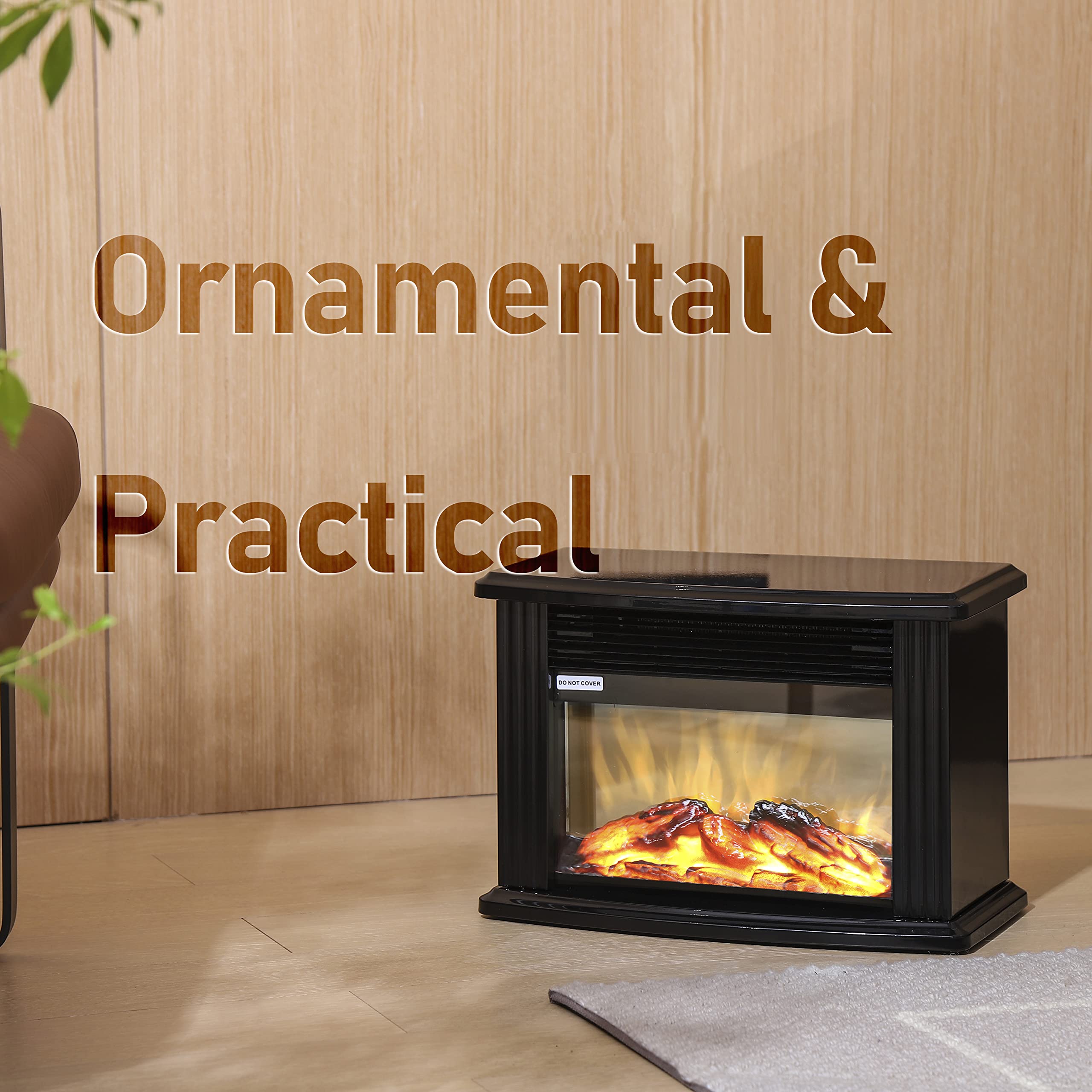 Mini Electric Fireplace Tabletop Protable Heater