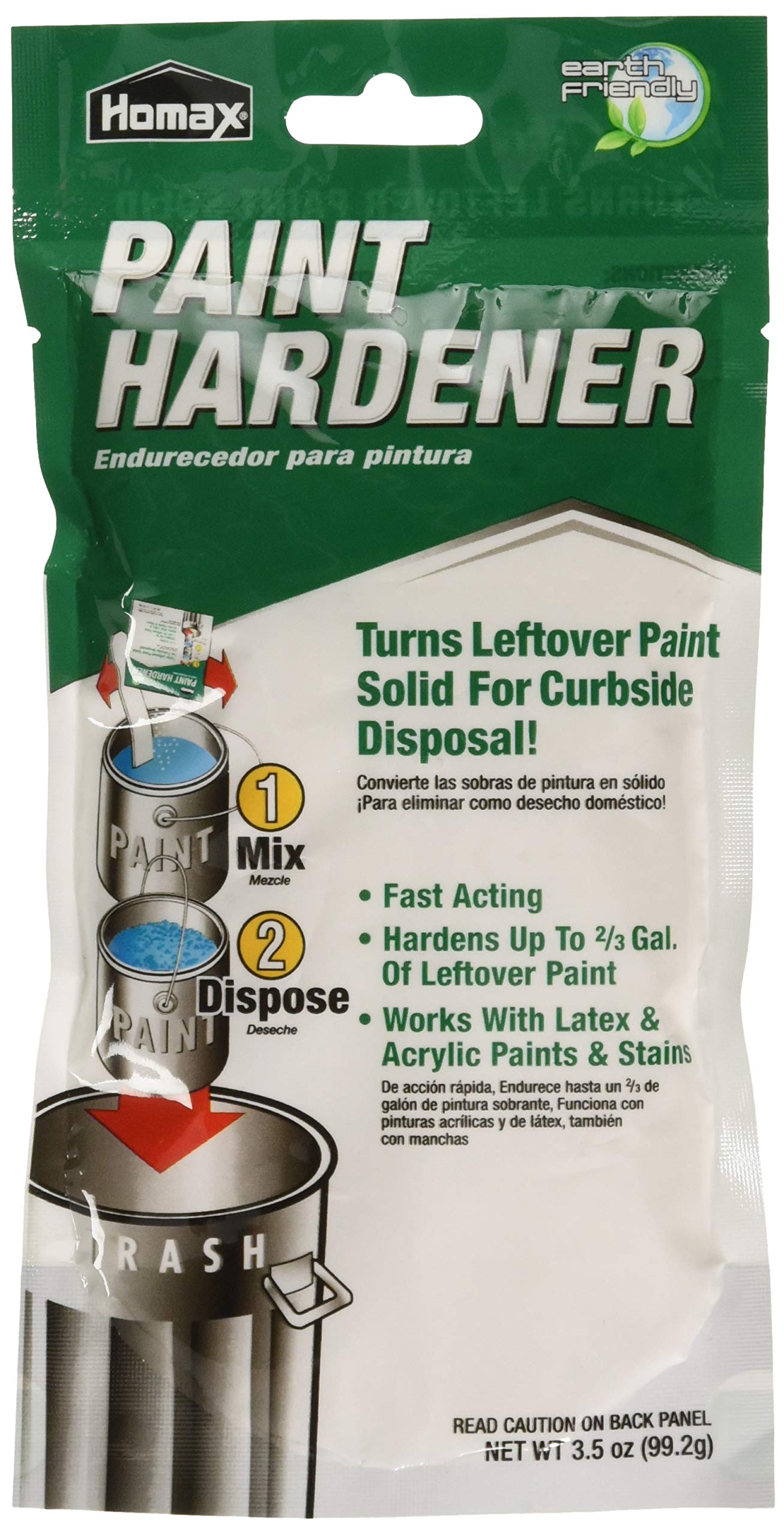 Waste Away Paint Hardener 12 Pack: Quickly Solidify & Dispose of Leftover Paint Safely