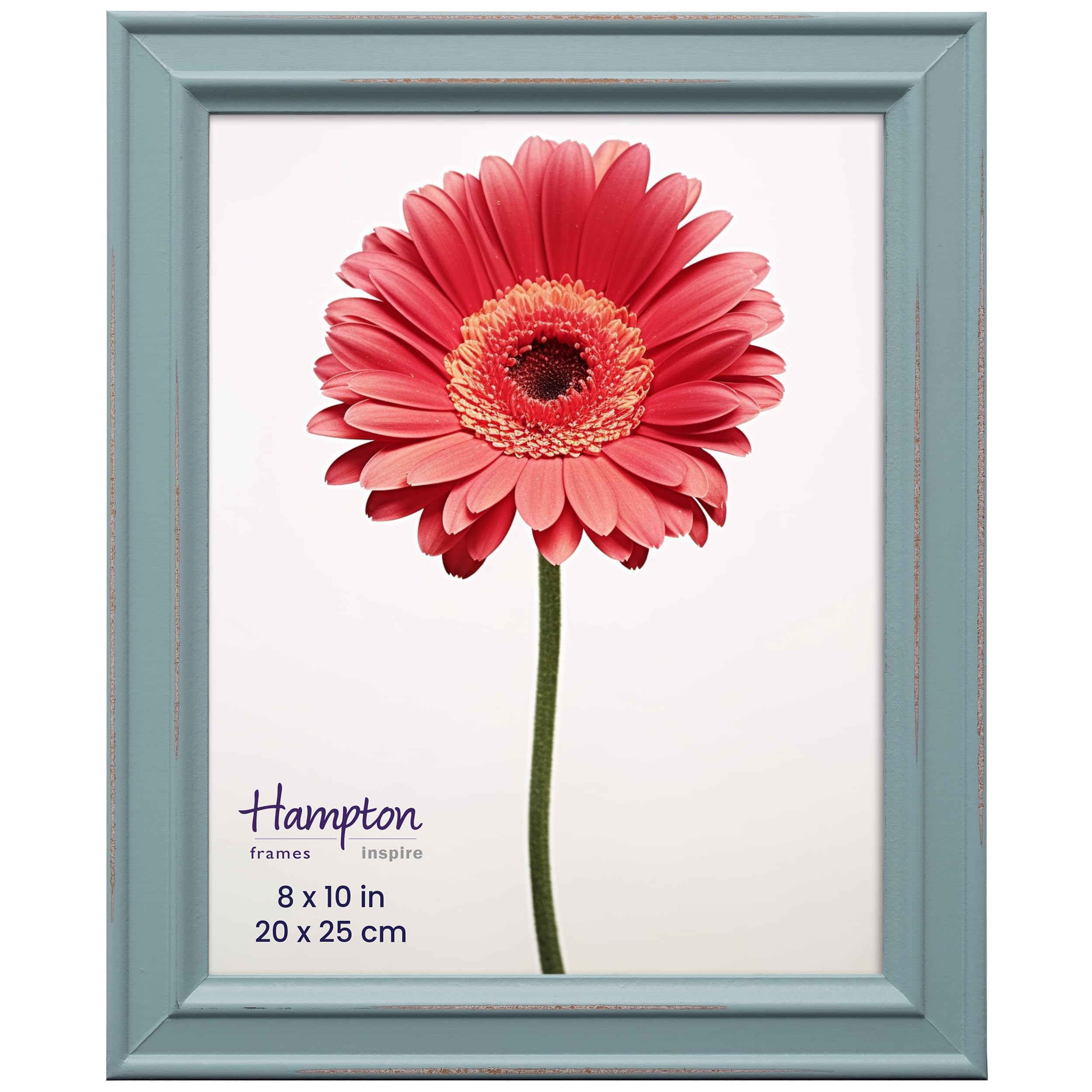 inspire By Hampton PALOMA 8x10 (20x25cm) Light Blue Picture Photo Frame Glass IBH-PAL301980B