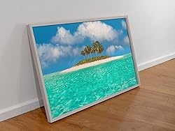Tropical Wall Art Caribbean Paradise Turquoise