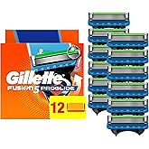 Gillette ProGlide Razor Refills for Men, 12 Razor Blade Refills