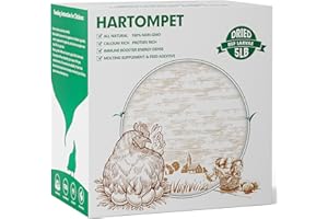 HARTOMPET Dried BSF Larvae for Chickens - Non-GMO Poultry Feed Supplement, 85X More Calcium Than Mealworms, 5LB Grub Worms Perfect for Molting & Laying Hens, Ducks, and Wild Birds