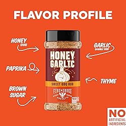 Fire & Smoke Society Honey Garlic BBQ Rub | BBQ