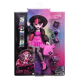 Monster High Draculaura Doll with Pet Bat-Cat Count