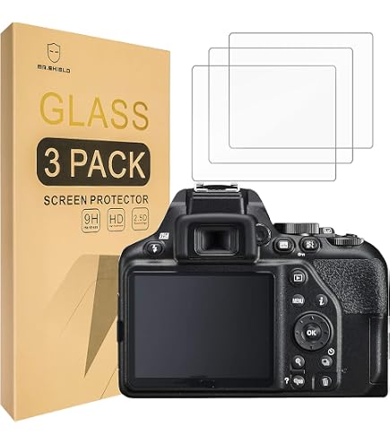 AtFoliX FX-Clear Displayschutzfolie Für Nikon D3500 – Ultraklar, Kratzfest, 3-fach Pack