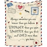 Graduation Gifts for Her - Soft Fleece Throw Blanket 60x80 in - Birthday High School College Graduation Gifts for Daughter Son from Mom Dad, Granddaughter Gift from Grandma