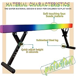 FC FUNCHEER Adjustable balane Beam for Kids - 8FT