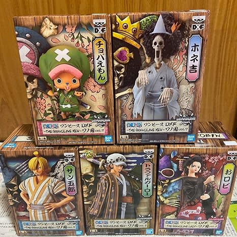 ワンピース Dxf ワノ国 フィギュア 5個セット チョパえもん ホネ吉 サン五郎 トラファルガー ロー おロビ ホビー 通販 Amazon Co Jp