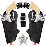 Cowboy Toy Gun Holster and Belt 9 Piece Set for