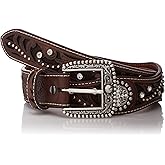ARIAT Women's Scalloped Design Circle Concho Belt
