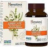 Himalaya LiverCare for Liver Support, 180 Vegetarian Capsules, Non-GMO, Gluten Free Supplement, 375 mg, 3 Month Supply