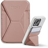 MOFT Magnetic Wallet Stand Compatible with iPhone 17/16/15/14/13/12 Series, Angle Adjustment & Magsafe Compatible MOVAS Phone Stand,Classic Nude