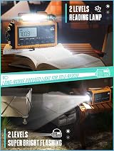 ROCAM Emergency Radio 12000mAh Solar Wind Up AM FM SW IPX6 SOS Torch view 4