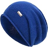 jaxmonoy Slouchy Knit Beanie Hat for Women Winter Soft Warm Ladies Laightweight Slouch Knitted Skull Beanies Cap