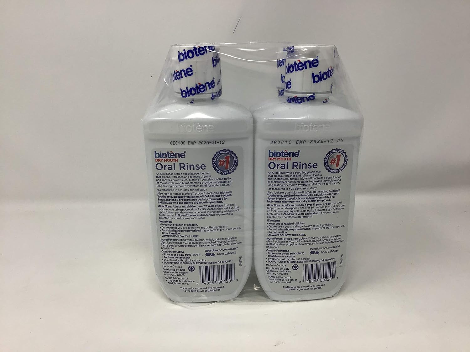 Biotene Dry Mouth Oral Rinse, Fresh Mint 8 oz (Pack of 4): Health & Personal Care