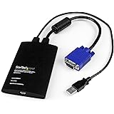 StarTech.com USB Crash Cart Adapter - File Transfer & Video - Portable Server Room Laptop to KVM Console Crash Cart (NOTECONS02)