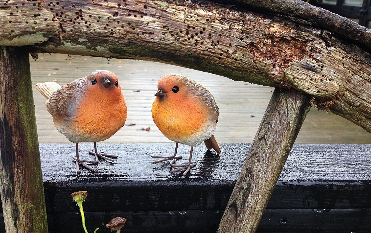 London Ornaments Set of 2 Robins (Set of 2 Robins A)