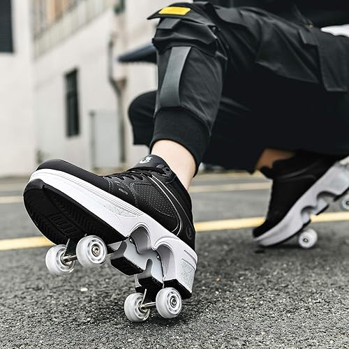 Inline Skates Walk And Skate Shoes Kick Speed™ Roller Skate Shoes Original  LOW 7-LED