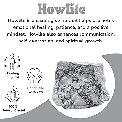 Howlite Raw Crystals and Healing Stones, Natural