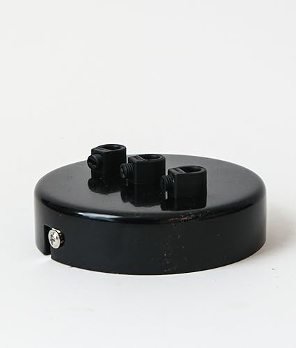 Multi Outlet Ceiling Rose 3 Way Oh So Black Amazon Co Uk