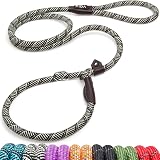 Fida Slip-On Rope Dog Lead 1.8m Reflective Grey One Size Fits All