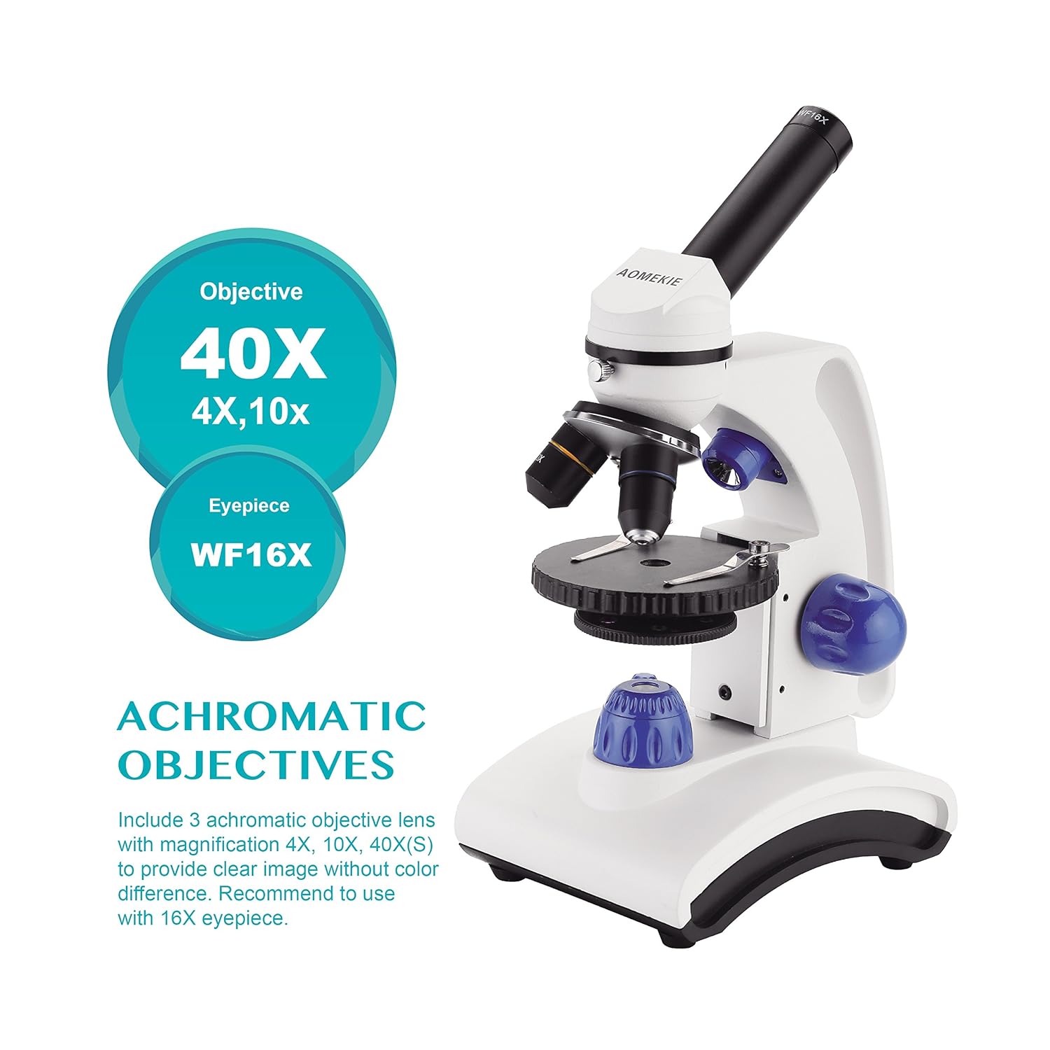 Super Saturday Aomekie Microscopes For Students 40x 1000x Monocular