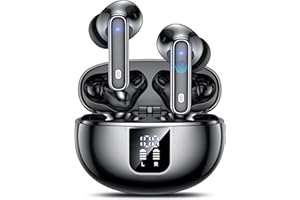 Wireless Earbuds, Bluetooth 5.4 Headphones HiFi Stereo with 6 HD Mics, 2025 Active Noise Cancelling Earbuds, 36H Playtime and