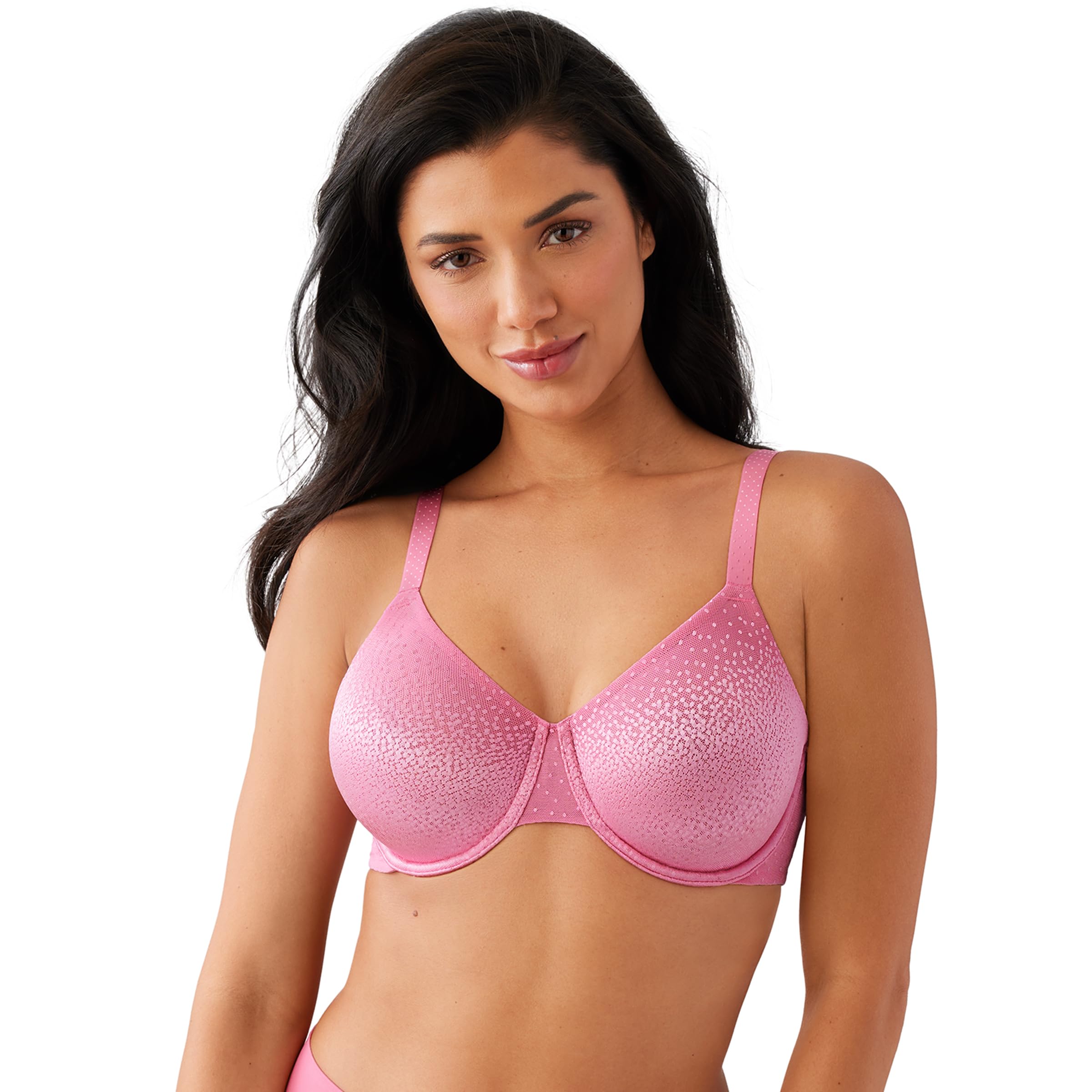 Wacoal Women’s Back Appeal Seamless Unlined Underwire Bra, Chateau Rose, 34C