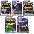 Hot Wheels Batman 2022 Batmobile Complete Set of 5 Diecast Vehicles Mix 4 from HDG89-956D Release Bundle