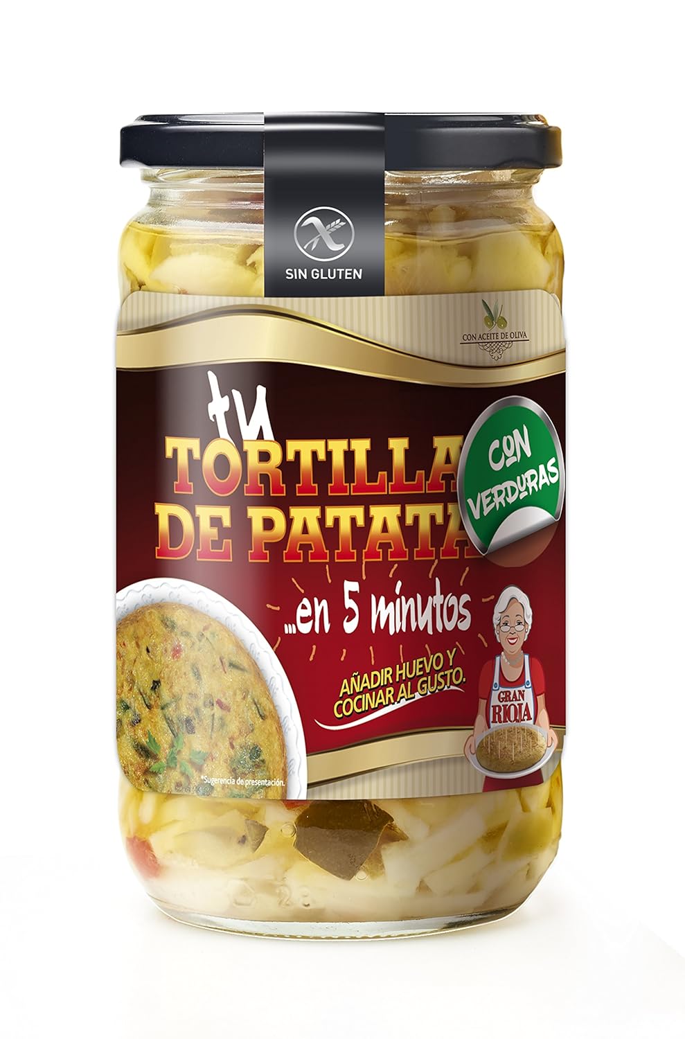 Preparado Para Tortilla de Patata con Verduras: Amazon.es ...