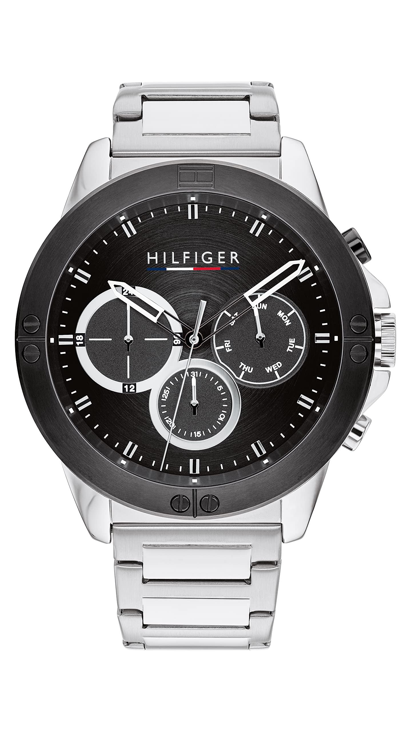 Tommy Hilfiger Analogue Multifunction Quartz Watch for Men with Silver Stainless Steel Bracelet - 1791890