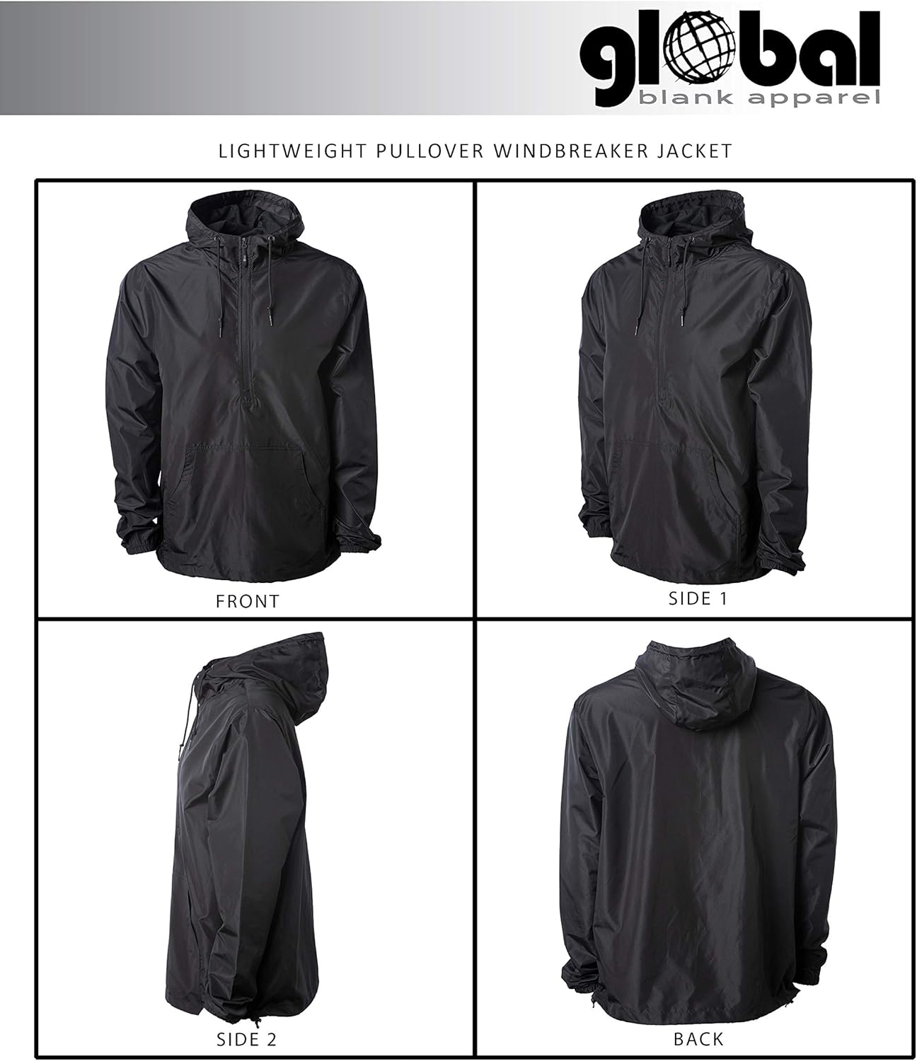 Windproof Lightweight Windbreaker Shell Jacket for Men and Women: Clothing