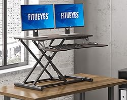 FITUEYES Height Adjustable Standing Desk 32” Wide