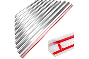 Wall Corner Guards, 1” x 1” x 48”, Metal Wall Corner Protector, 10 Pack for Wall Protection and Decoration, 20 Ga/ 1MM Thickn