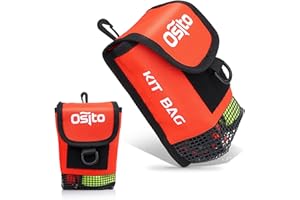 OVOVFANY Scuba Mesh Gear Bag, Small Diving Gear Mesh Dry Pocket Carry Pouch With Swivel Clip, Hook & Loop Tape And D-Ring For Storing Safety Surface Marker Buoy, Finger Reel, Bolt Snap, Accessories