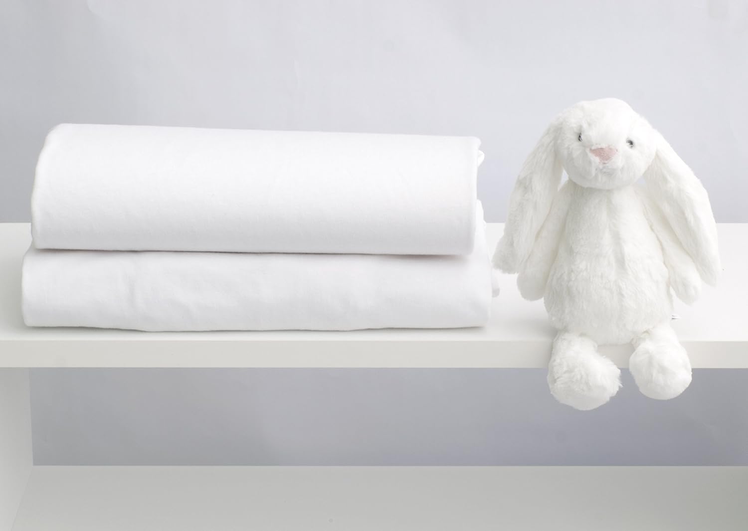 Bloomsbury Mill, Cot Bed Sheets, Fitted Sheets for Toddler & Baby, 140x70cm, Pack of 2, Organic Cotton - Image 3