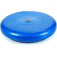 Cando-30-1870B Inflatable Balance Disc for Balance Training, Proprioception, Strengthening Lower Extremities, Posture, Back Pain, Stress Relief, Restlessness and Anxiety. Blue, 14” Diameter