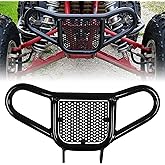 ECOTRIC Front Bumper Brush Guard Compatible with 1999-2014 Honda TRX 450R/ TRX450R ER/TRX 400EX/ TRX 400X Aluminum