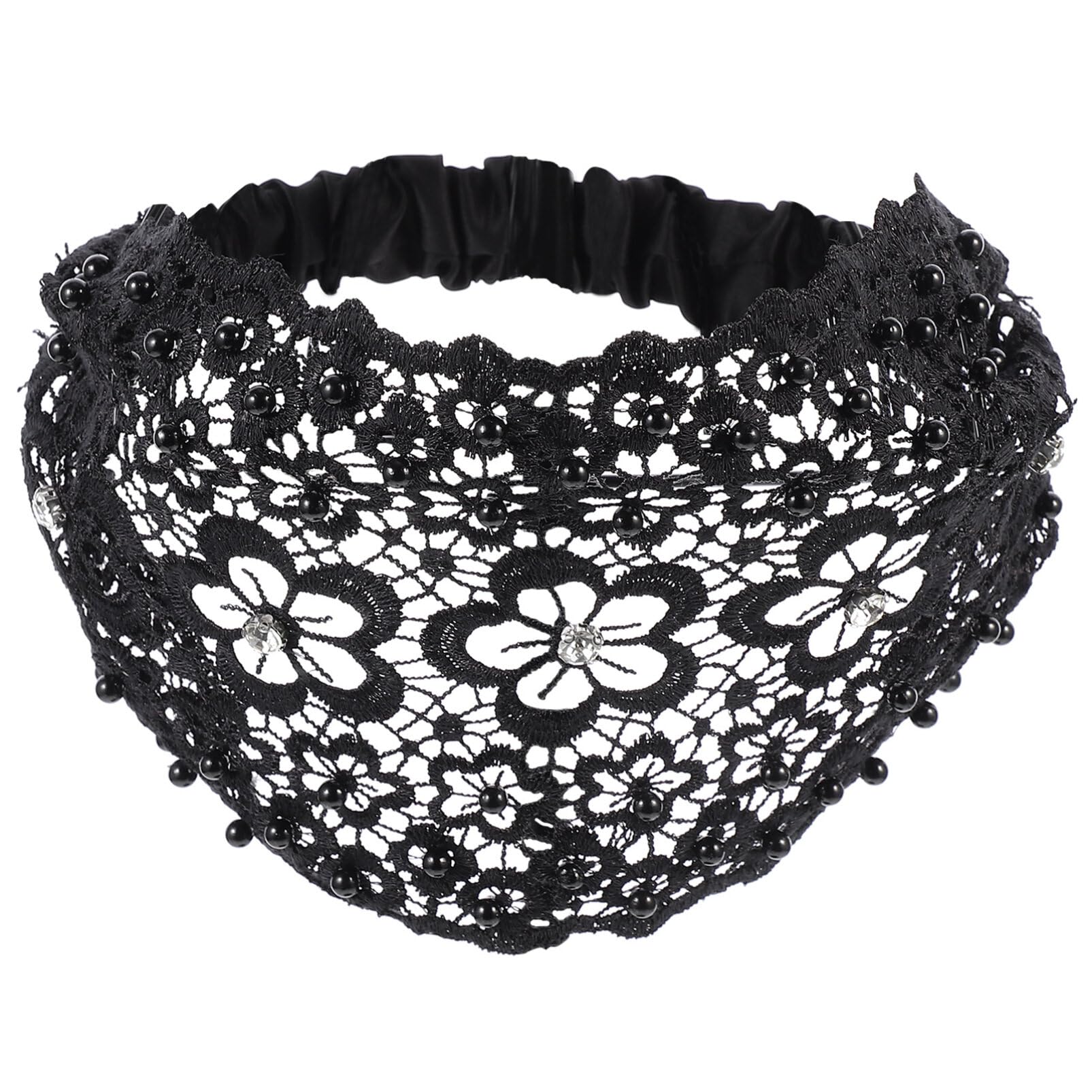 FRCOLOR headband lace twisted hair band mesh hair wrap fashion hairband girls hairbands Wedding Trendy Hair Accessory vintage elastic head wrap sports elastic band Accessories bride