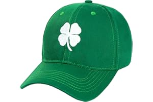 CAYSEP Men-Women-Ireland-St-Patrick's-Baseball-Day-Cap - Irish-Shamrock-Adjustable-Green-Day-Lucky-Hat-St-Patrick-Decor